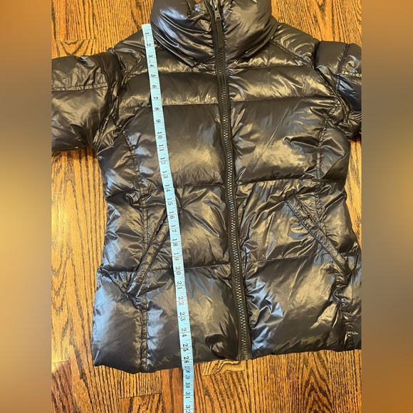 S13 New York Kylie Jacket Gloss Black Duck Down Winter Coat Puffer Jacket Sz. XL - Picture 7 of 10
